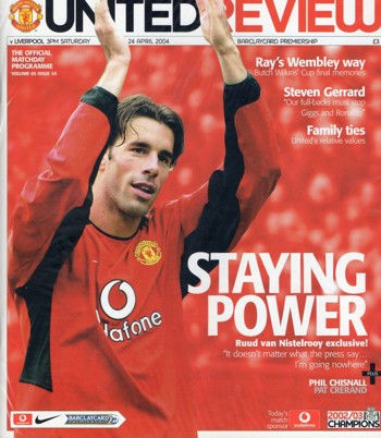 Match programme